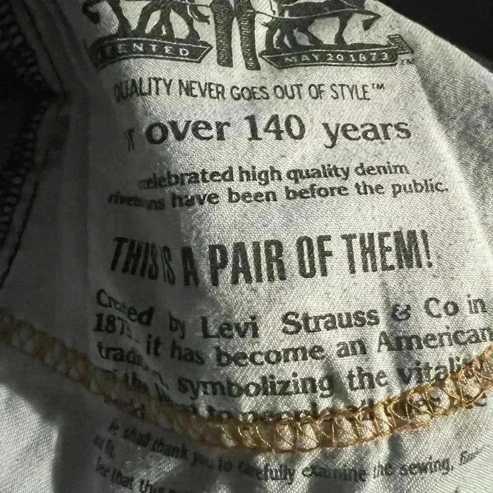 Levi’s 522, Red Tab Jeans. Men’s W36 L32. Pre Owned in Excellent Condition. - Picture 7 of 8